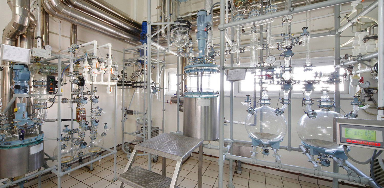 distillation room in laboratory
